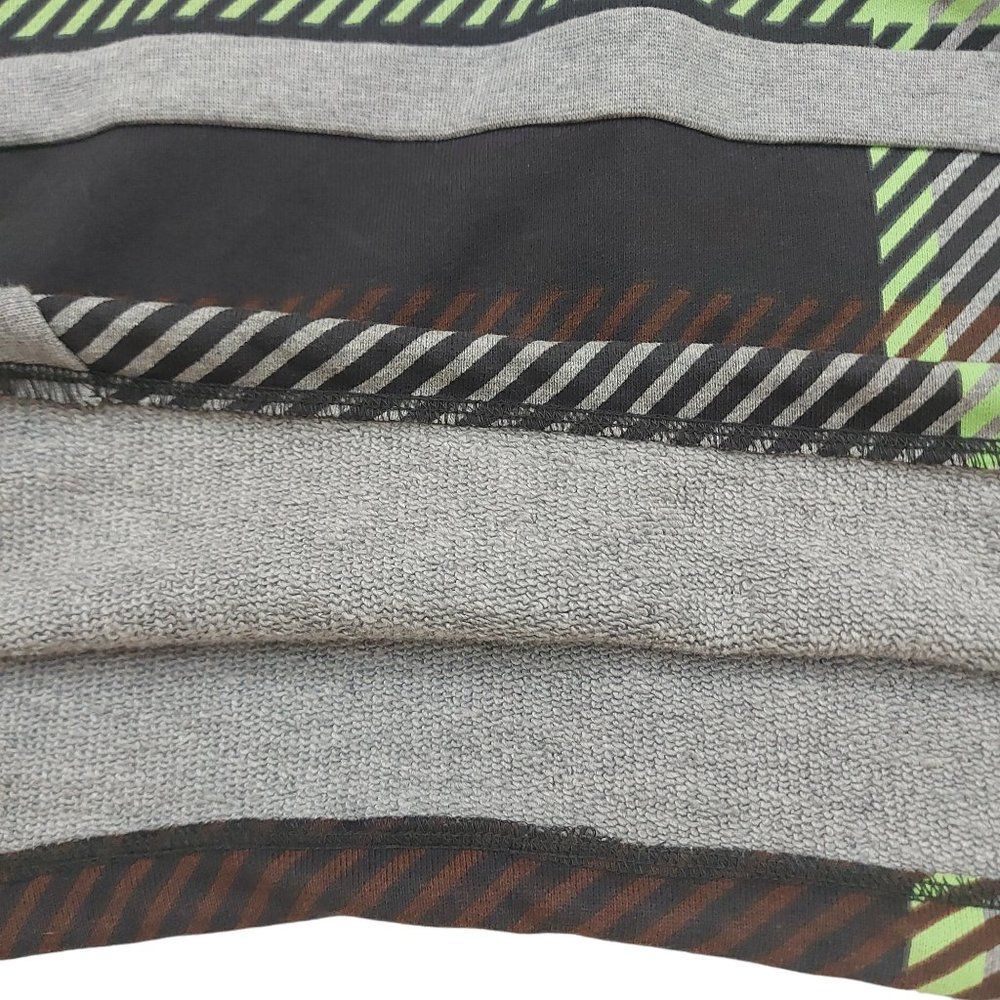 Adidas Ivy Park Halls of Ivy Cropped Hoodie Womens XS Plaid Houndstooth Cotton - Picture 6 of 11